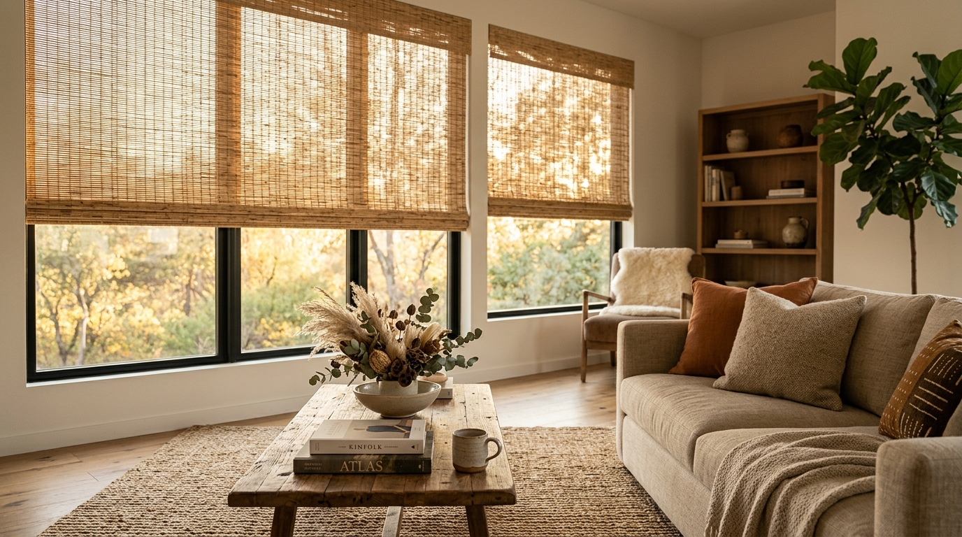 Woven Wood Shades in NYC